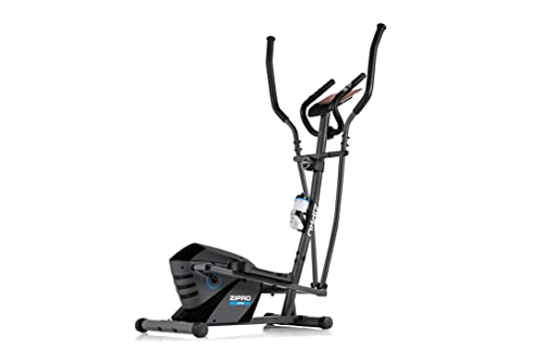 Zipro Erwachsene Magnetischer Crosstrainer Shox bis 120kg, Schwarz, One Size, einheitsgröße