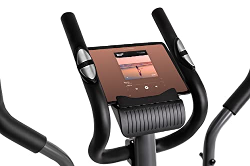 Zipro Erwachsene Magnetischer Crosstrainer Shox bis 120kg, Schwarz, One Size, einheitsgröße