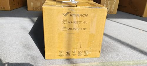 MERACH Wasser-Rudergerät aus Rot-Eichenholz, 12 Blätter für 40% mehr Widerstand, mit exklusiver APP & interaktivem Flusskarten-Gaming (R23 Roteiche)