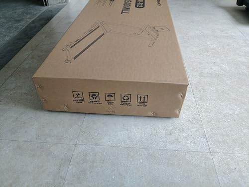 MERACH Laufband klappbar für Zuhause, 2,5 PS, 0,8–12 km/h, 6 % Steigung, LED-Display, Tablet-Halter, App-kompatibel, Walking Pad für Büro/Zuhause