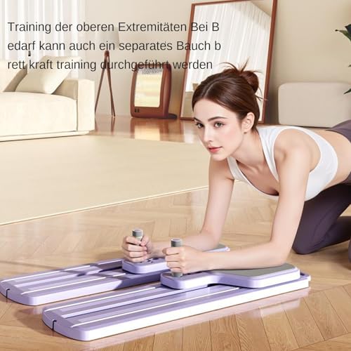 Skimaschine - Pilates Reformer Machine | Split Home Skiing Trainer | Skier -Trainingsgerät | Skimaschinen Total Body Slimming Trainer für Cardio