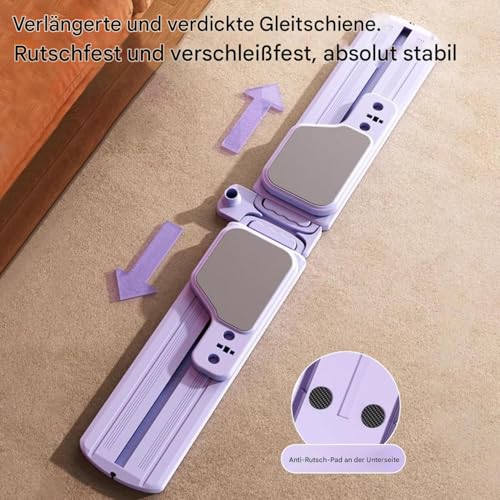Skimaschine - Pilates Reformer Machine | Split Home Skiing Trainer | Skier -Trainingsgerät | Skimaschinen Total Body Slimming Trainer für Cardio