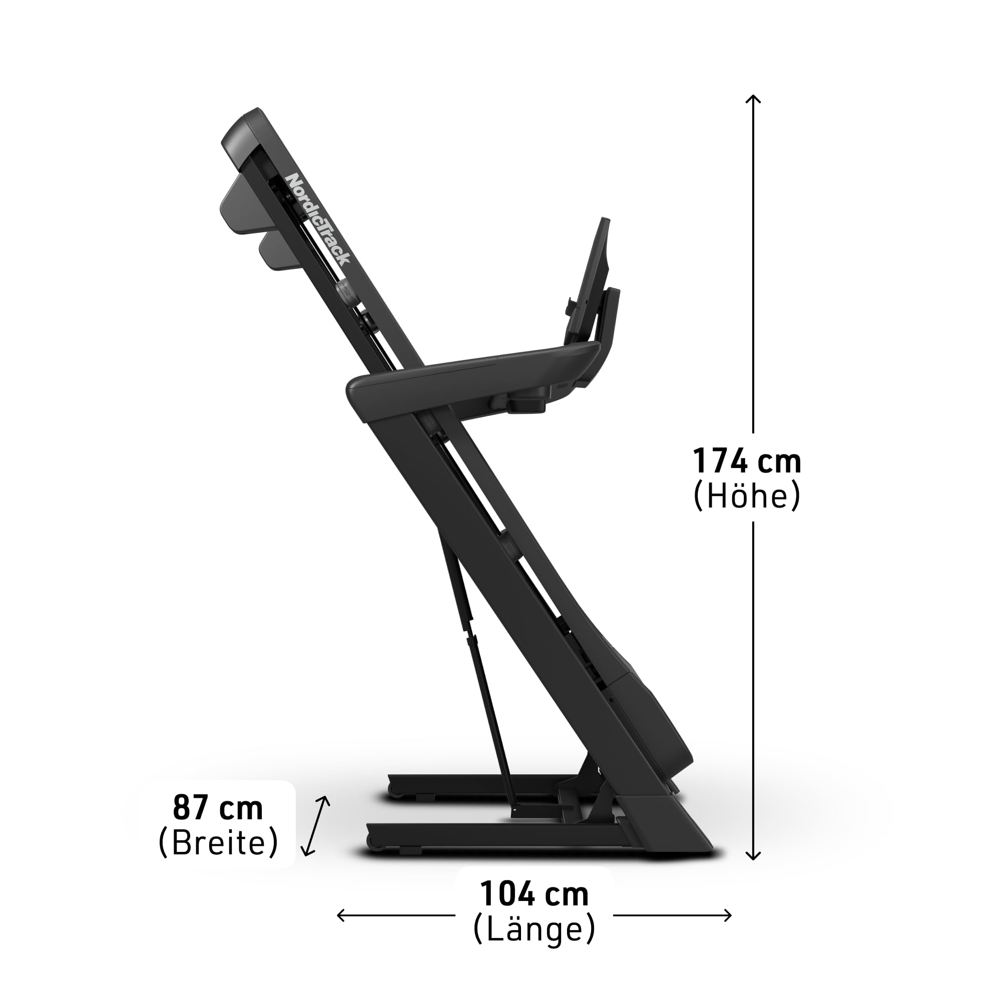 NordicTrack Laufband T Serie 8, Schwarz