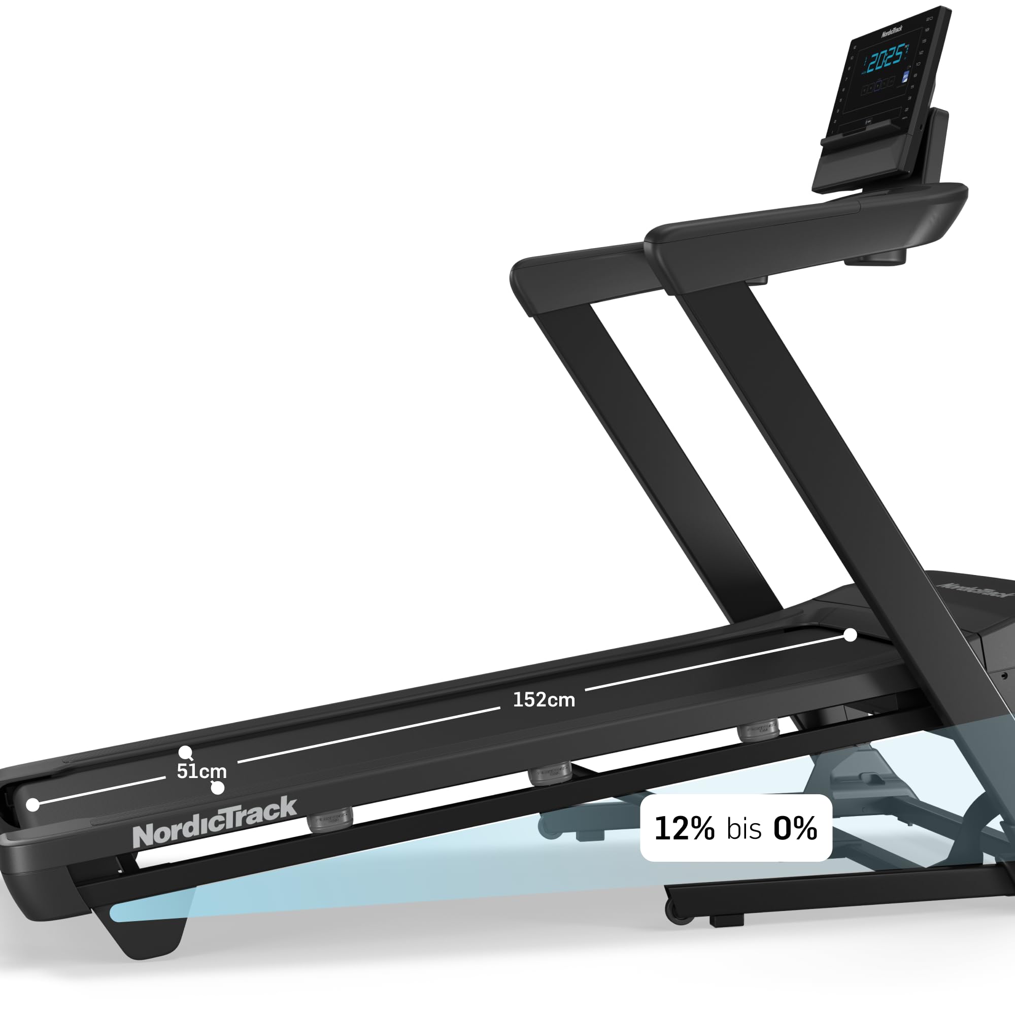 NordicTrack Laufband T Serie 8, Schwarz