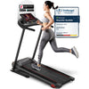 Sportstech F10 Laufband klappbar für Zuhause, 2,5 PS, bis 10 km/h, 13 Programme, Steigung, App & Schmierfunktion, max. 120 kg, deutsche Qualitätsmarke