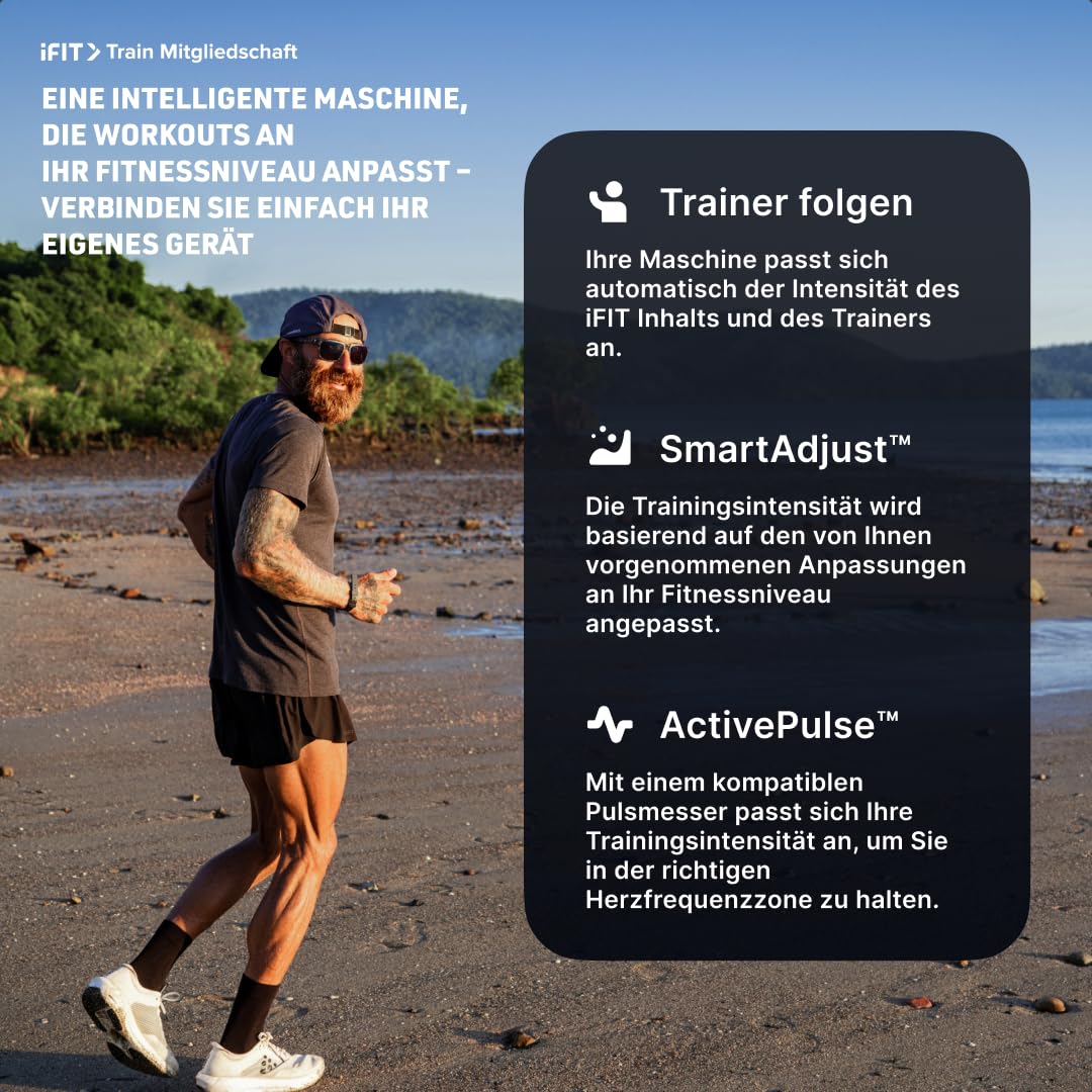 NordicTrack Laufband T Serie 8, Schwarz