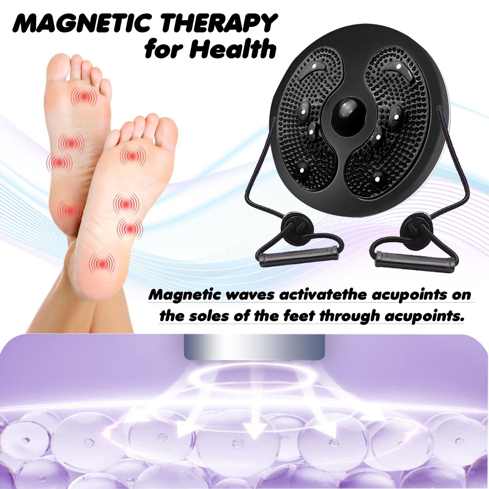 DONGTATA Taille Whisper Taille Twister Disc Body Shaping Taille Twisting Disc für Frauen Erwachsene Cardio Gewichtsverlust/Cardio Übung Taille Toning